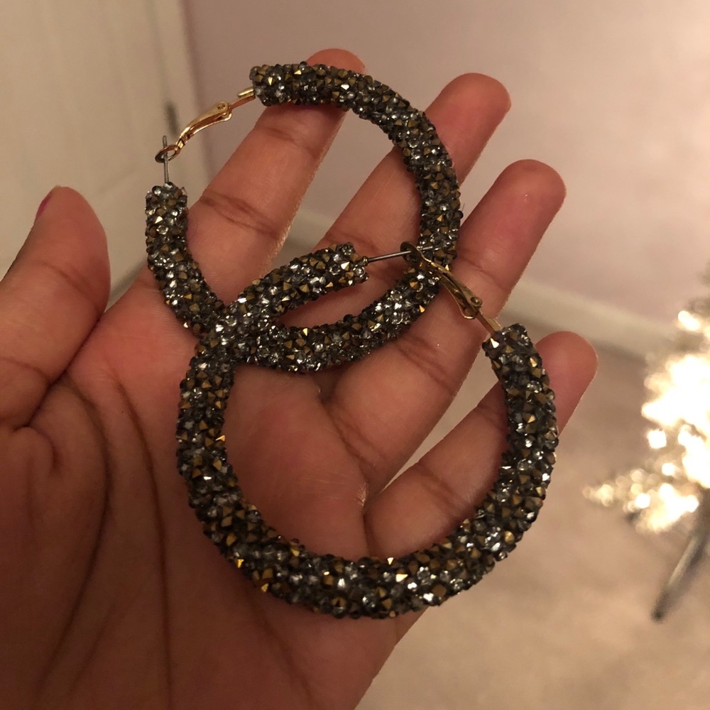 Sparkly earrings